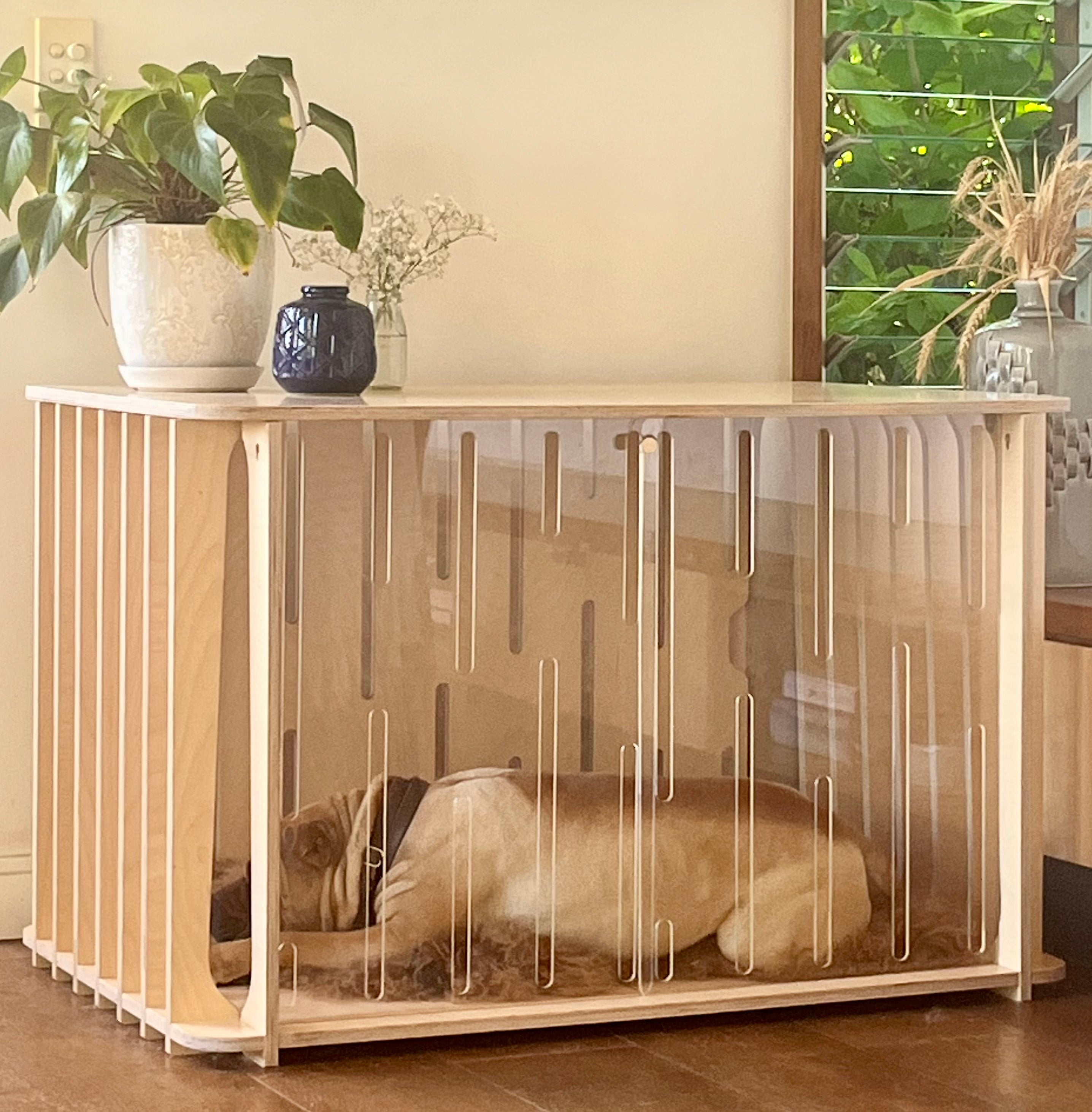 Teddy the Designer Dog Crate The Paws Room